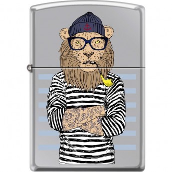 Зажигалка ZIPPO ЛЕВ-МОРЯК 250_lion Зажигалка ZIPPO ЛЕВ-МОРЯК 250_lion
